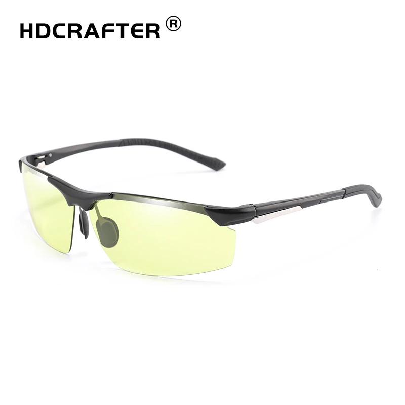 Поляризационные hdcrafter солнцезащитные очки сплав UV400 Мужские водительские