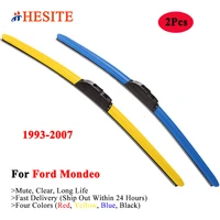 hesite hybrid car windshield wiper blades colorful for ford mondeo mk1 mk3 i ii iii st200 sd220 estate combi suv 1997 1998 2006