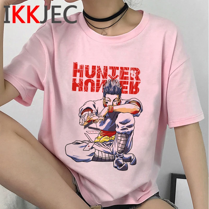 

Hunter x Hunter Killua Hisoka Kurapika одежда футболка для мужчин повседневная эстетичная белая футболка tumblr Графические футболки для женщин