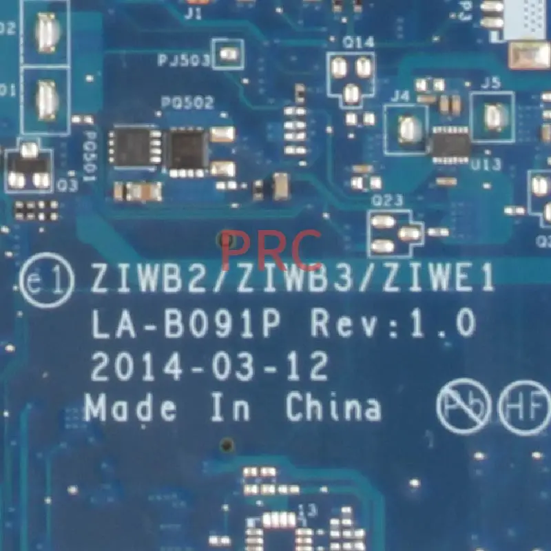 5B20G46221 для LENOVO Ideapad B50 70 Pentium 3825U материнская плата ноутбука LA B091P SR24B 216 0867030 DDR3