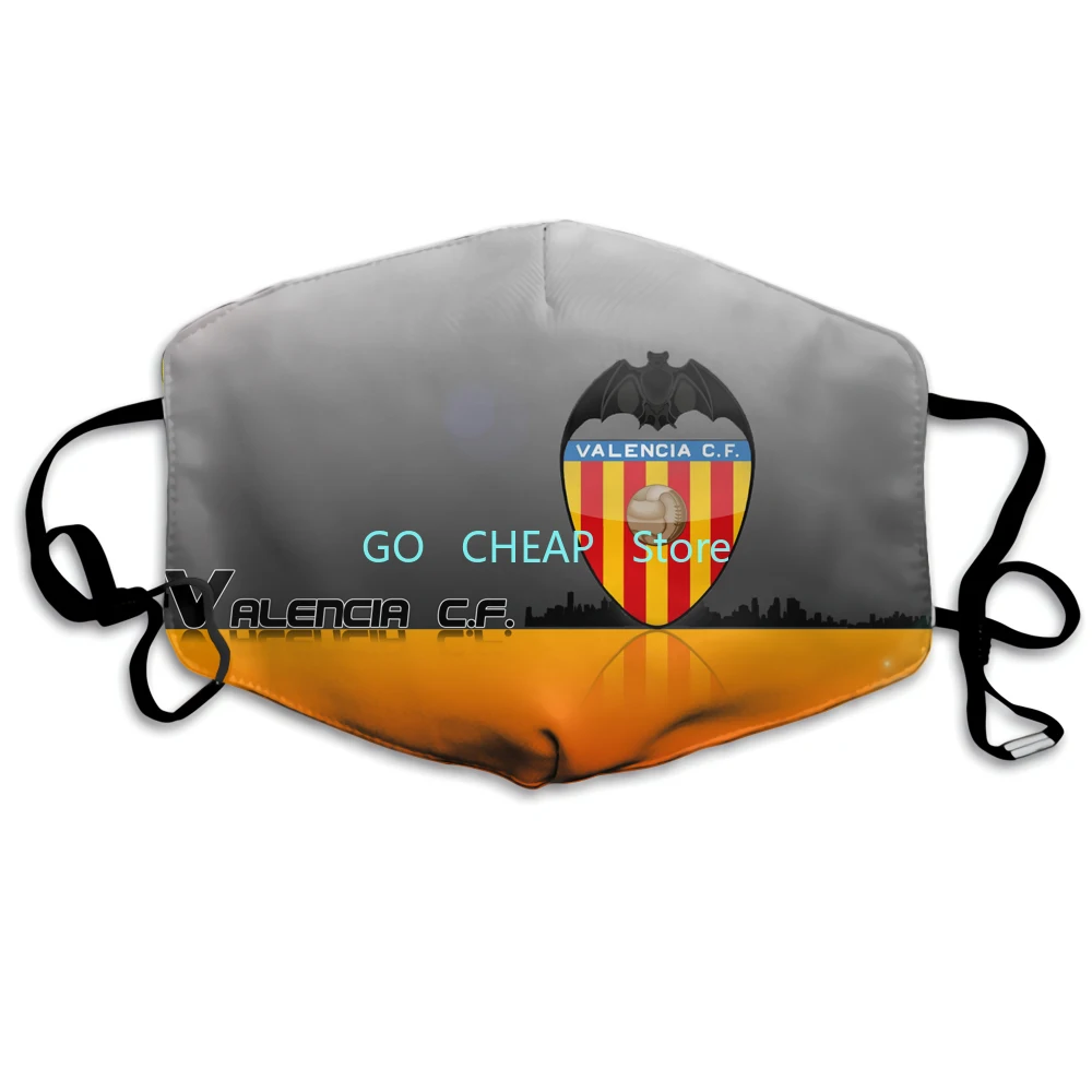 

Spanish Football League Valencia Football Club Cloth Mask Reusable Washable Mask Outdoor Fashion Breathable Protective Face Mask