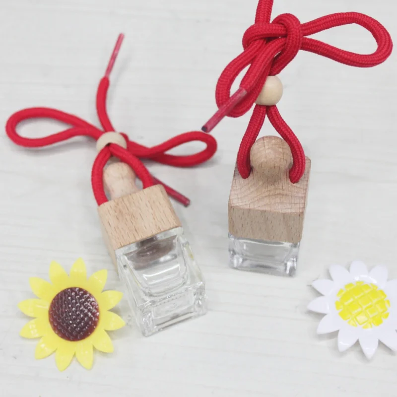 Автомобильный подвесной освежитель воздуха диффузор прозрачный стеклянный