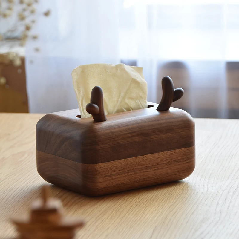

Tissue Box [mu] Manual Carving Antlers + Whole Wood Tissue Box Super Sprouting!