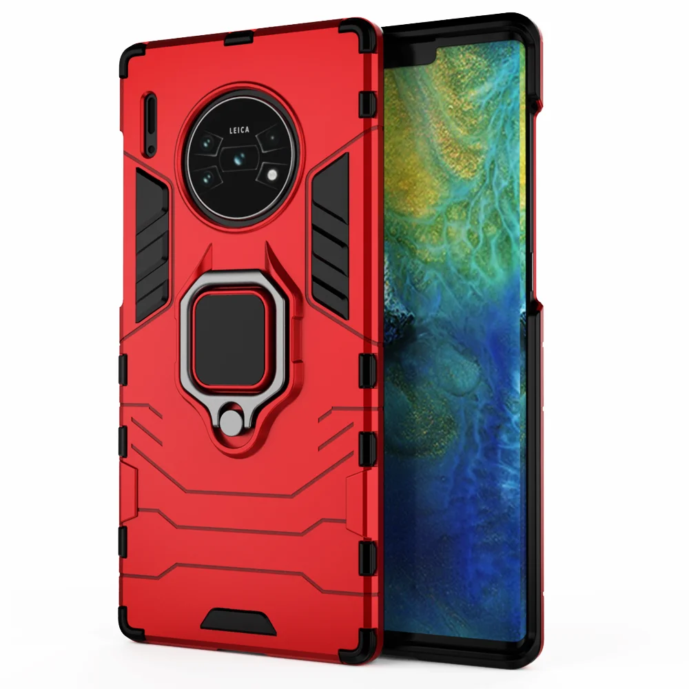 

Shockproof Armor Case For Huawei Mate 30 Pro Case Ring Holder Stand Phone Back Cover for Huawei Mate30 Mate 30 Pro 30pro 5G