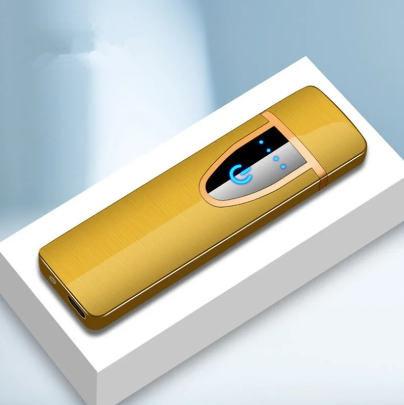 Новая электронная безпламенная зажигалка с USB зарядкой перезаряжаемая