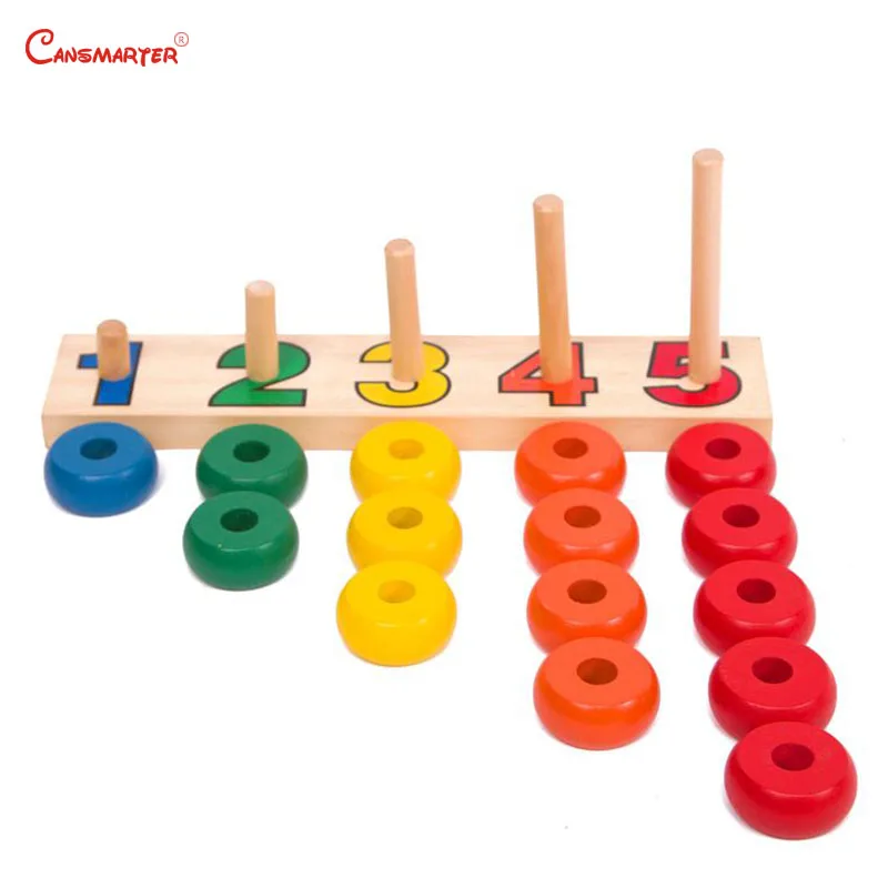 Деревянные матросские игрушки из бука математические диски для обучения