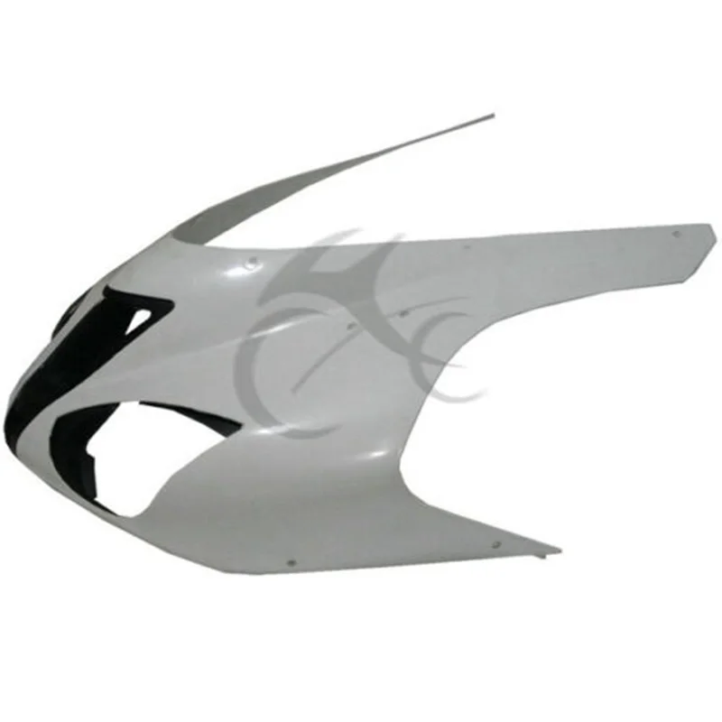 Motorcycle Unpainted White Upper Front Fairing Cowl Nose For Kawasaki ZX6R ZX-6R 2007-2008 | Автомобили и мотоциклы