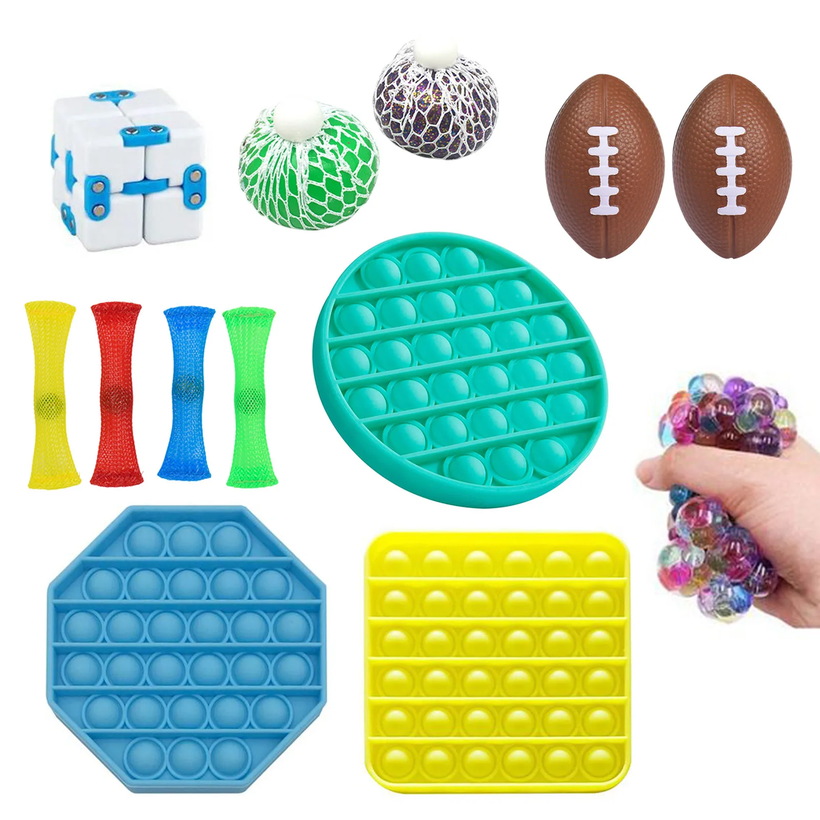 

Набор игрушек для снятия стресса, тревожность, антистресс, игрушки для снятия стресса для взрослых и детей