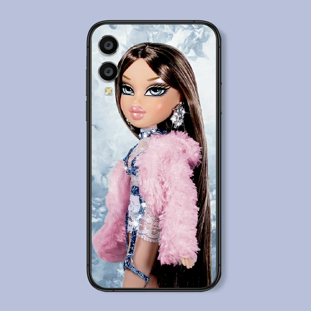 

Fashion Bratz doll Phone Case For Huawei Honor 6A 7A 7C 8 8A 8X 9 9X 10 10i 20 Lite Pro Play black Back Pretty Hoesjes Soft