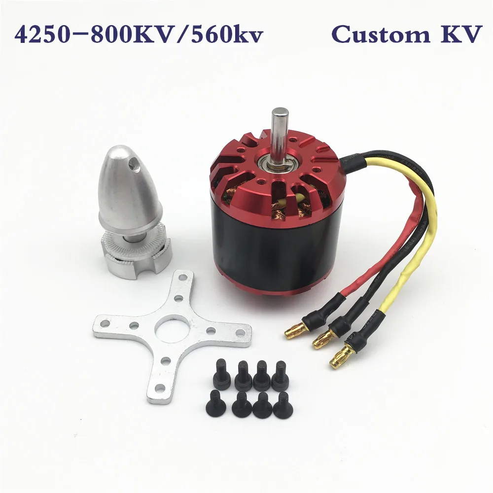 Новый Aeolian 4250 800kv 560kv outrunner бесщеточный электродвигатель RC самолет|Детали и
