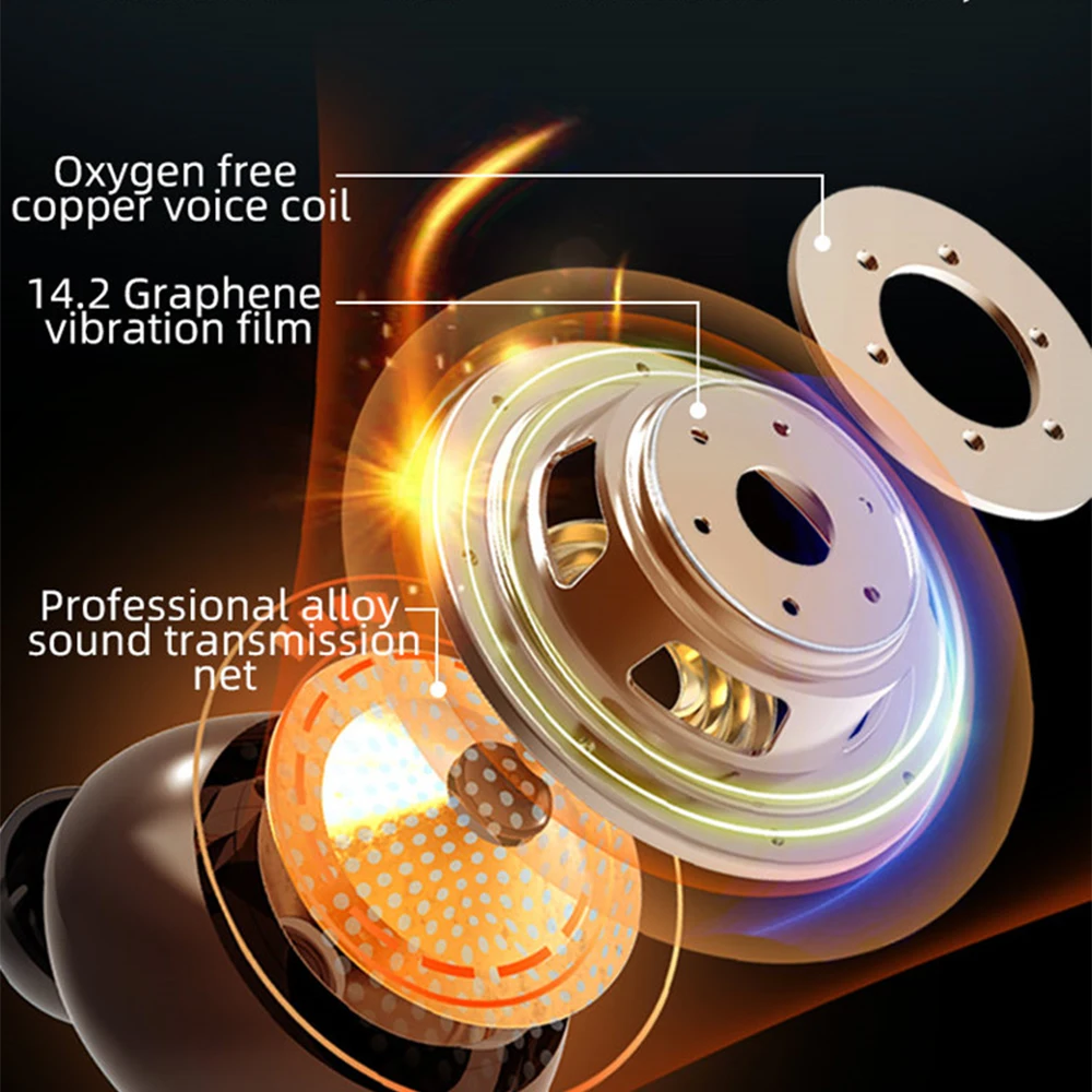 M11 Wireless Bluetooth 5.0 Earphone Waterproof TWS Touch Control HIFI Sound Gaming Earbuds with LED Digital Display Charger Case |