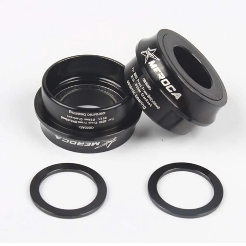 

Bicycle Press-Fit Bottom Bracket 7075AL CNC BB30/PF30 68mm Road Mountain Bike Axis GXP 24mm/22mm Ceramic Bearing 68mm Bike Parts