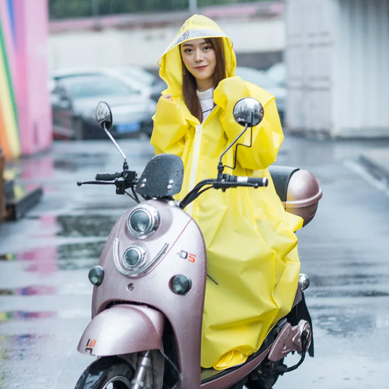 

Adult Stylish Long Raincoat Women Transparent Impermeable Waterproof Raincoat Travel Capa De Chuva Rain Protection Coat KK60YY
