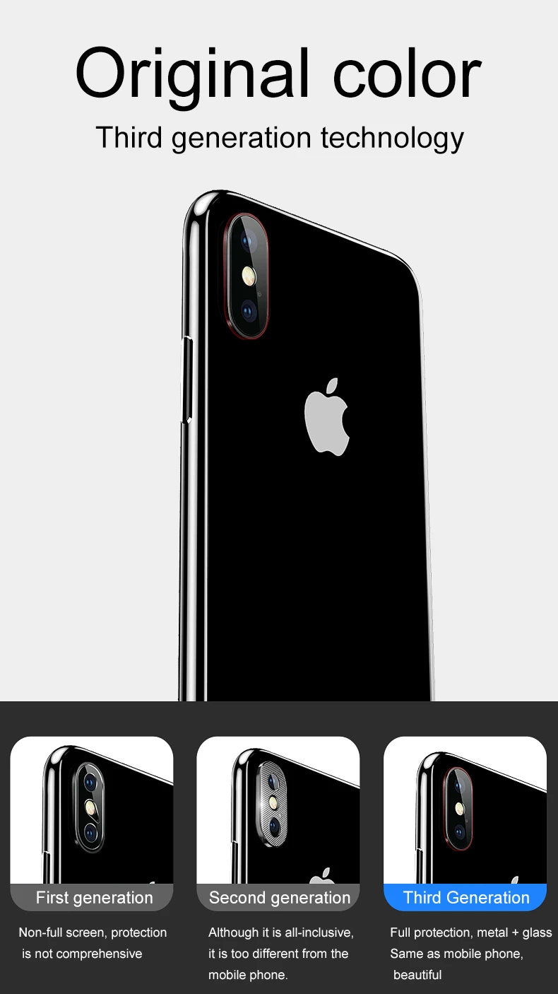 Задняя камера защита объектива Защитное стекло для iphone x xs xr xs max закаленное стекло flim защитное стекло на iphone x xs max