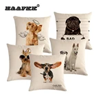 Наматрасник серии для домашних животных на новый год dog HomerDecor, наволочка для подушки, диаметром 45*45 см, Такса, собака