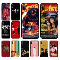 pulp fiction movie poster phone case for oppo a9 a7 a3s a1k f5 reno 2 z realme 6 5 pro c3 vivo y91c y51 y31 y19 y17 y11 v17