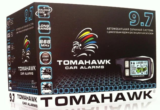 Сигнализация TOMAHAWK 9.7 обратная связь запуск | Автомобили и мотоциклы