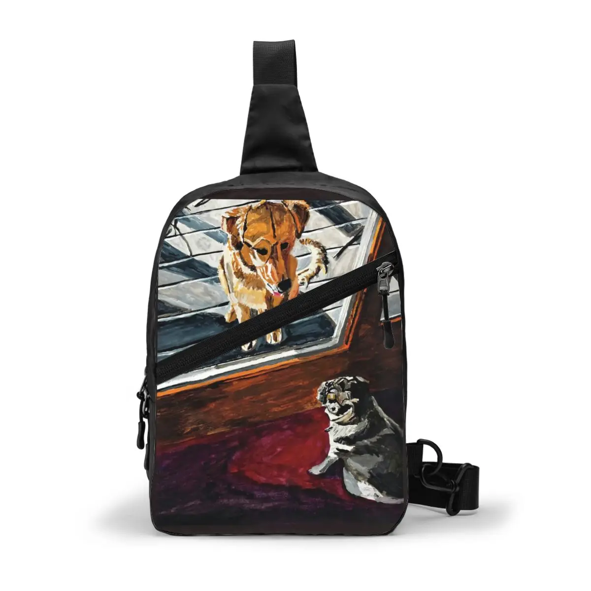 

Нагрудная сумка для мопса, модная Полиэстеровая Сумка-слинг, уличная Складная Водонепроницаемая сумка