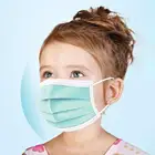 3-слойные Детские маски для лица, одноразовая противотуманная детская маска, эластичная маска для лица, дышащая PM2.5 Нетканая маска для мальчиков и девочек
