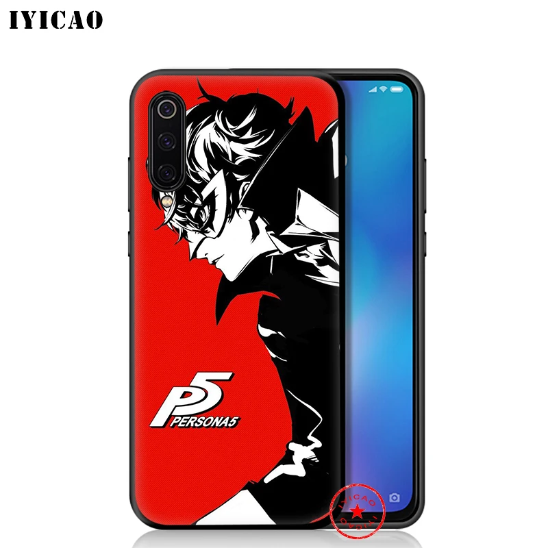 IYICAO P5 P Persona 5 мягкий чехол для Xiaomi mi A3 A2 A1 9T CC9E CC9 9 8 6 Se Lite F1 макс 3 5X 6X крышка |