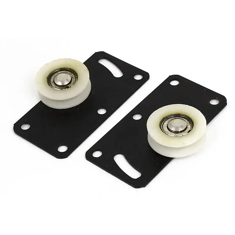 30 мм квеста путь одно колесо прямоугольная пластина раздвижные двери ролика 2