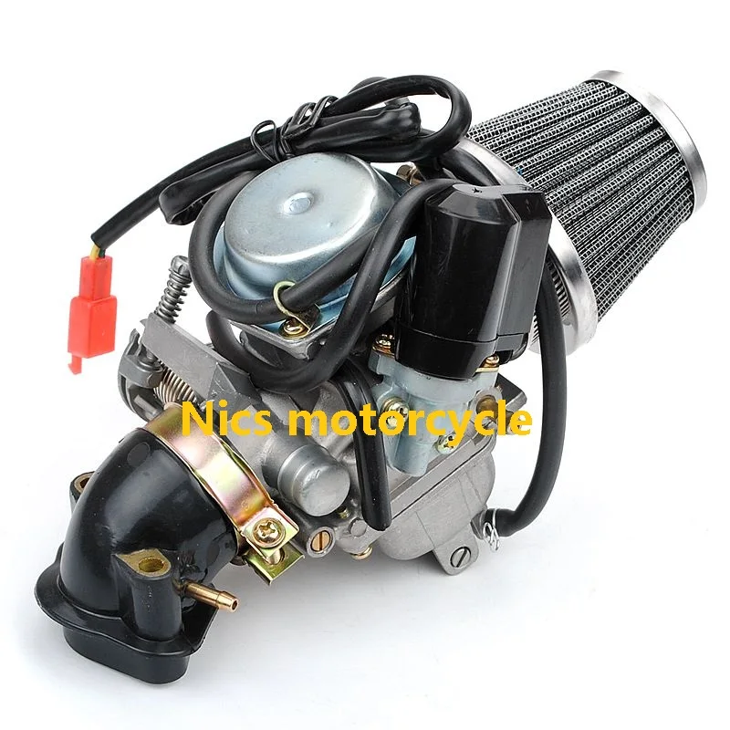 Карбюратор и воздушный фильтр GY6 125 150cc GX150 впускная труба для картинга