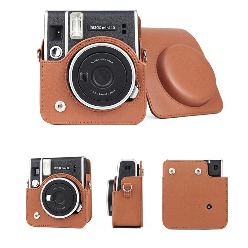 Защитная сумка из искусственной кожи чехол для Fujifilm Instax Mini 40 мгновенная пленка