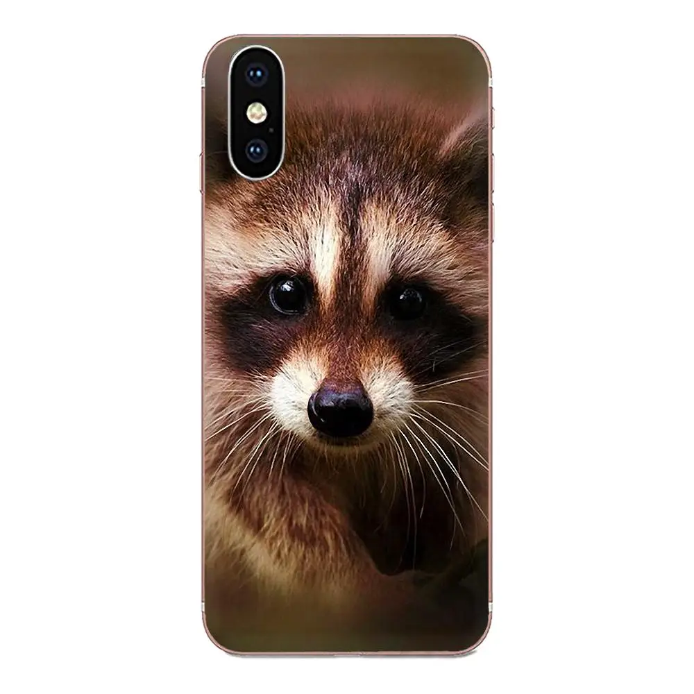 as picture ТПУ чехол для сотового телефона животное енот арт Coque для Xiaomi Red mi 4 7A 9T K20 CC9 CC9e Note 7 9 Y3 SE Pro Prime Go Play - Цвет: as picture