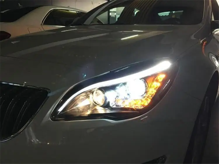 Наружные Drl дневные Neblineros Luces Para Авто Стайлинг светодиодные ходовые Автомобильные фары передние противотуманные фары 13 для Buick Regal