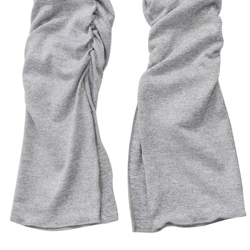 

Women Sling Top, Ruffle Trousers Suit, Solid Color Pleated Lace-up Summer Sport Running Sleeveless Clothes