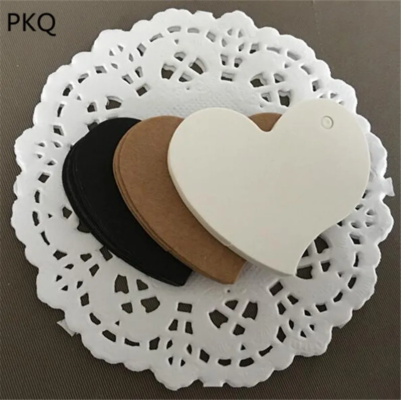 4 5*4 см 50 шт DIY крафт бумага ярлыки на голову багаж Свадебная вечеринка пустые