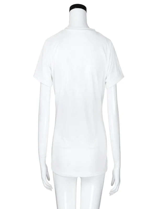 Топы для беременных бейсбольная блуза с круглым вырезом и принтом топы короткими