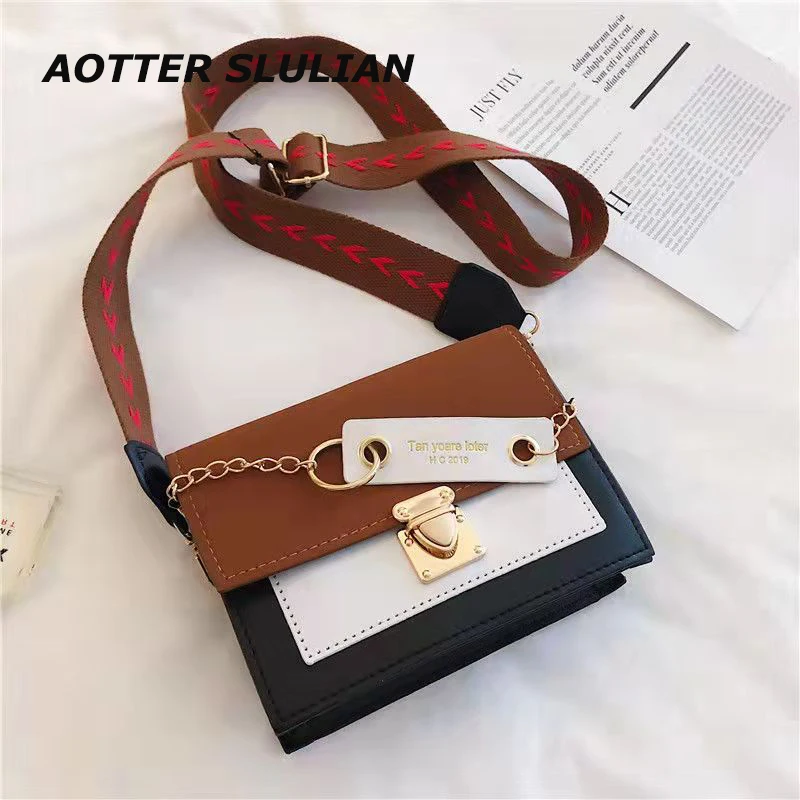 

Women Small Square Bag Fashion Brand Crossbody Pouch Female Flap Leather Messenger Bags Purse Summer Travel Pack Mujer Handbags
