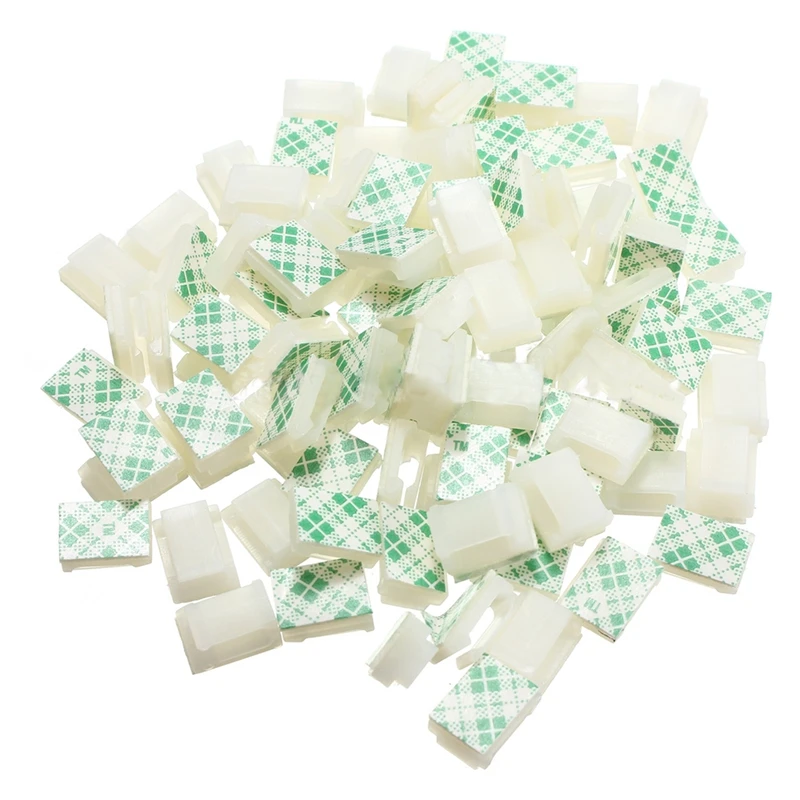 30x Кабельный Держатель для кабелей с зажимом кабельный зажим самоклеющийся