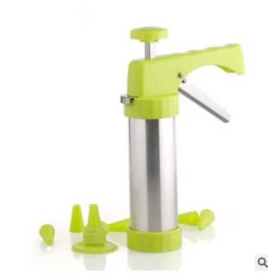 

Многофункциональная антипригарная форма для печенья с насадкой, кухонные аксессуары, зеленые Инструменты для выпечки, кухонные инструмент...