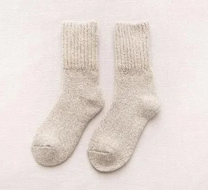 SOCKS 01 Зимние уплотненные шерстяные носки с шерстью, женские носки - Цвет: SOCKS 01