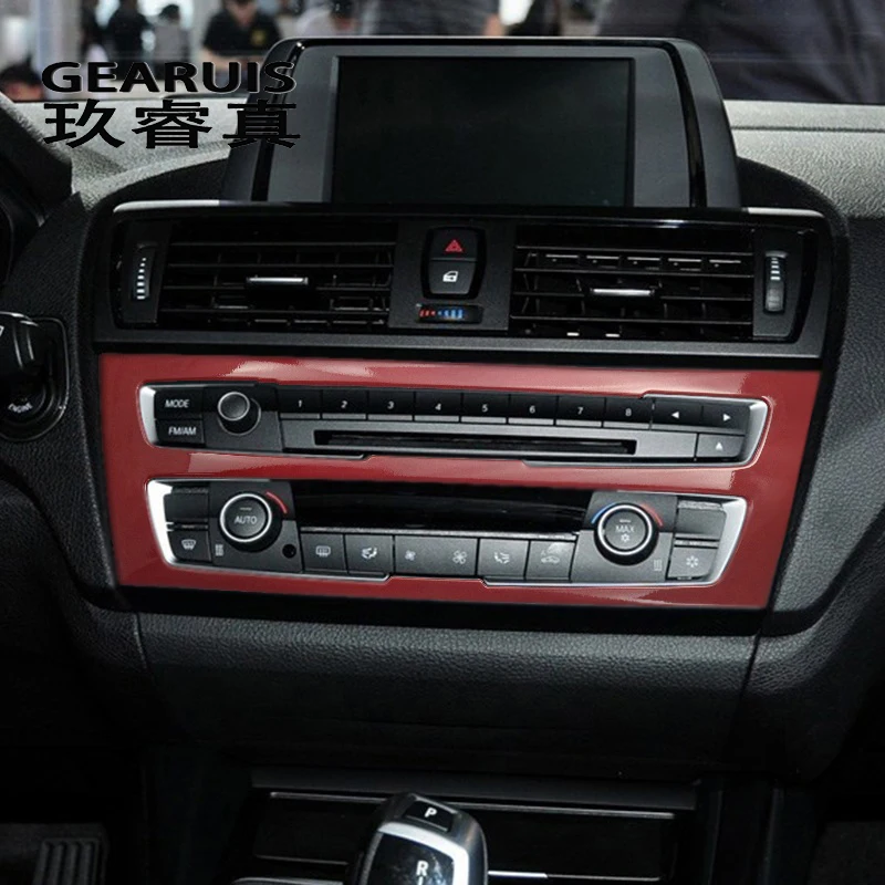 

For BMW F20 F21 F22 1 Series Car Interior Moulding Air CD Control Panel Covers Stickers And decals Trim Car Styling Accessorie