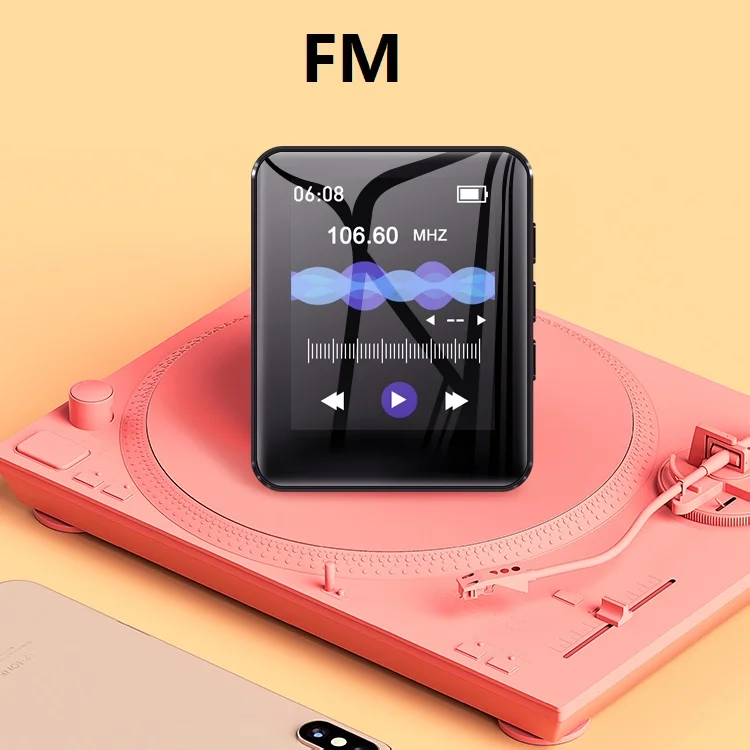 Новый портативный мини MP3 плеер RUIZU M4 с Bluetooth полный сенсорный экран 1 8 дюйма FM