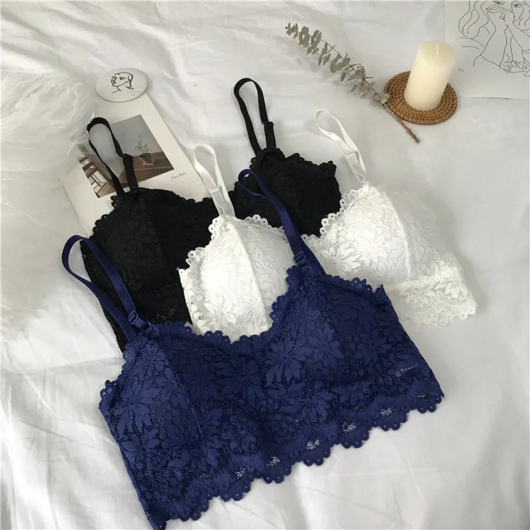 Весенне летнее кружевное нижнее белье с нагрудными бретельками короткий женский