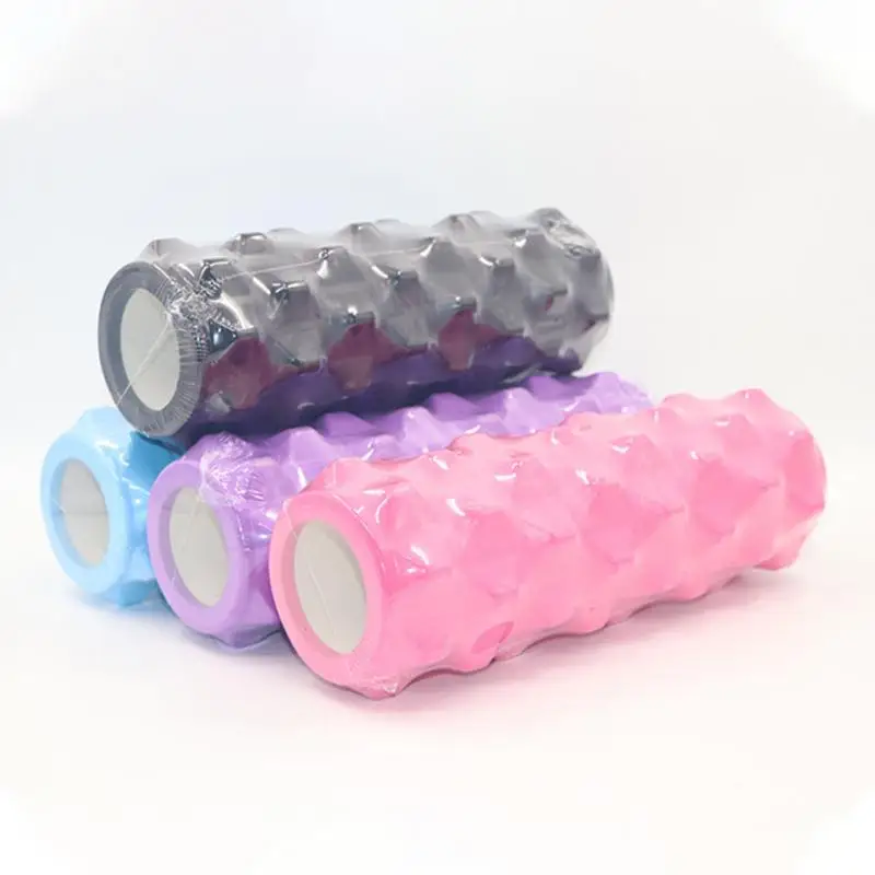 

New hollow floating yoga Column Fitness Pilates Foam Roller Yoga blocks Train Gym Massage Grid Trigger Physio Exercise.