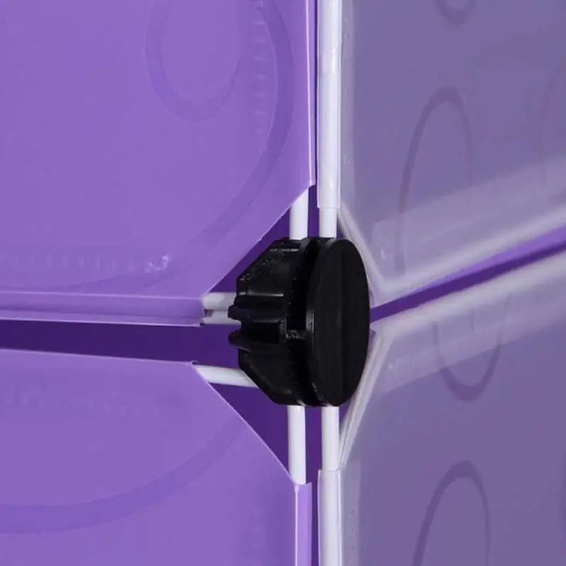 

Black Securely Connected Cross Buckle Unique Wire Cube Closet Cabinet Locking Connectors Storage Shelves Modular Organizer