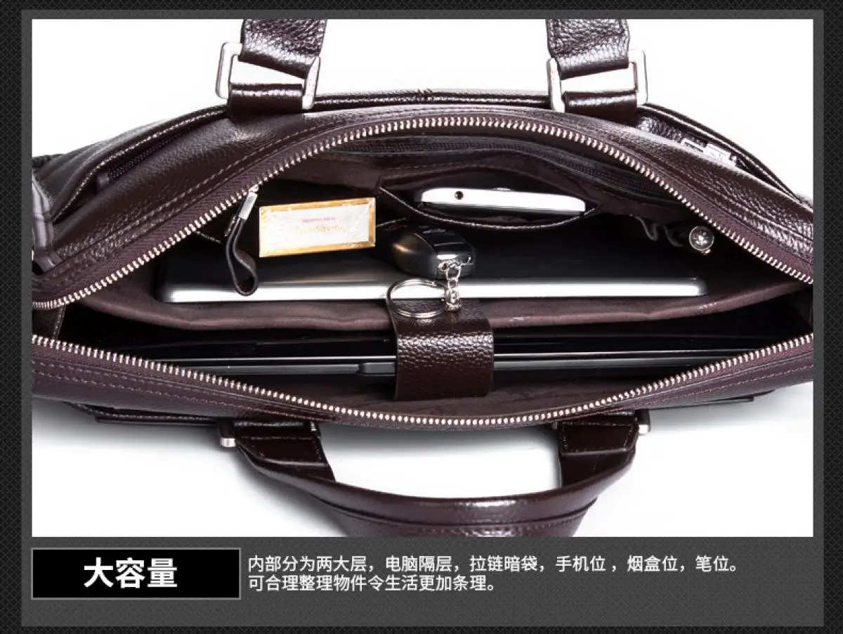 Мужской портфель деловая Повседневная сумка-мессенджер P.kuone сумка из