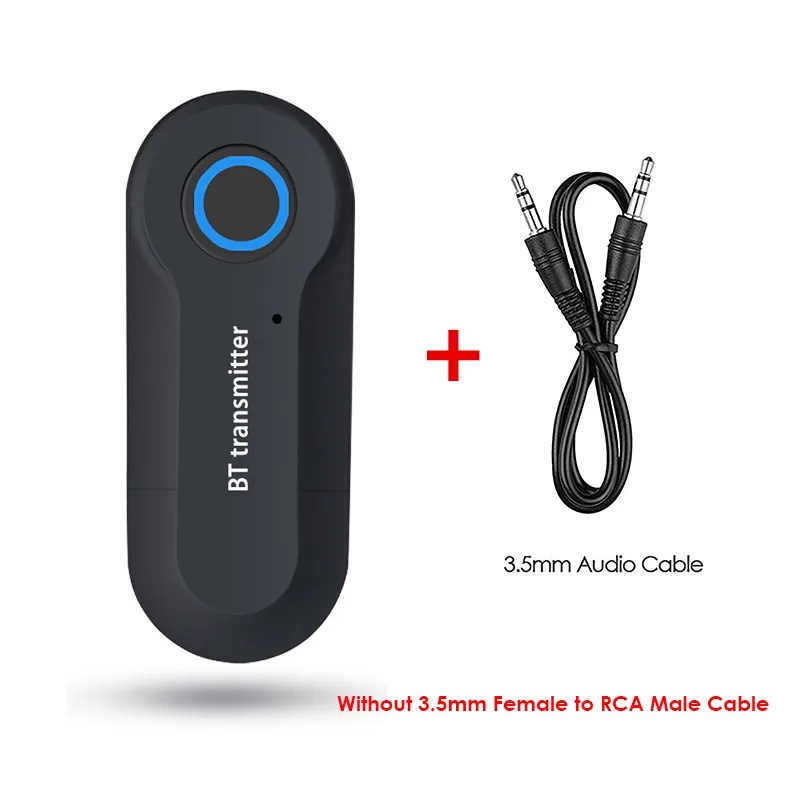 No RCA Cable VIKEFON Bluetooth передатчик аудио 3,5 мм AUX Bluetooth 4,2 USB адаптер RCA MP3 музыка автомобильный комплект ТВ Беспроводной для динамика наушников - Цвет: No RCA Cable