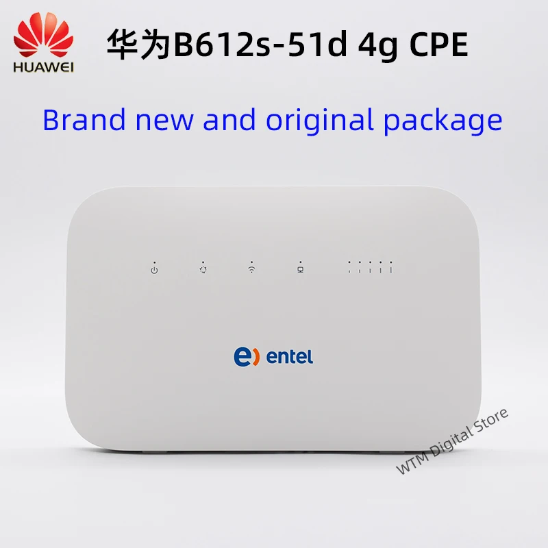 Разблокированный Huawei B612 B612s-51d роутер 4G LTE Cat6 300Mbs CPE + 2 шт. антенны | Компьютеры и