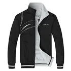 Демисезонная Спортивная повседневная блестящая Высококачественная бейсбольная куртка, Мужская блестящая Двусторонняя одежда 5XL 6XL