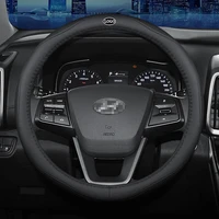 car steering wheel cover set for hyundai elantra sonata tucson ix25 ix35 getz matrix accent breathable car styling accessories