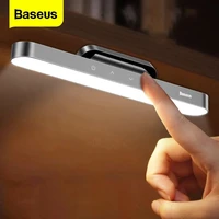 baseus magnetic table lamp delay off dormitory cabinet light led desk lamp for study usb rechargeable bedroom night light