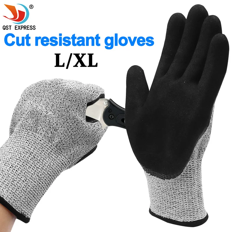 

Anti Cut Gloves Cut-resistant Grade Level 5 Protection Safety HPPE Gloves Wearable Durable Kitchen Protective Gloves