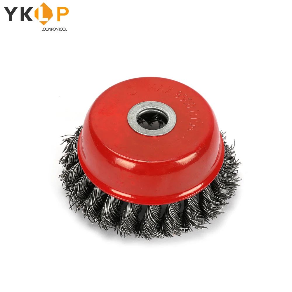 Набор щеток с проволочным колесиком 4 дюйма комплект отверстием 16 мм чаша для