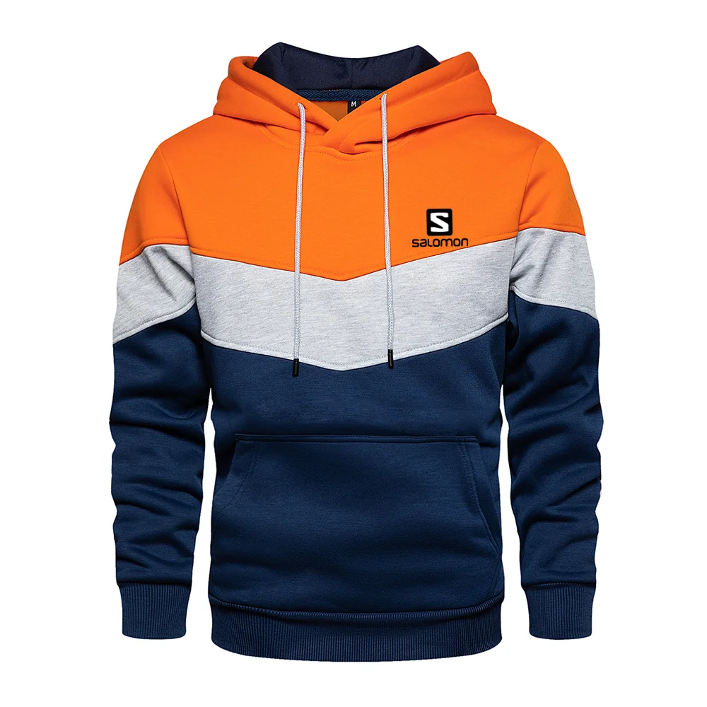 

2021 Spring Mens Long Sleeve Hoodies Harajuku Sweatshirt Street Hip Hop Pullover Fashion Patchwork Casual O-Neck Hoodie Men